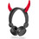 Nedis HPWD4000 Danny Devil Ενσύρματα Παιδικά Ακουστικά On Ear Μαύρα