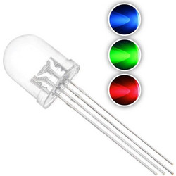 10mm 4pin RGB LED Tri-Color Common Cathode