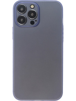 Vivid Slim Back Cover Transparent / Purple (iPhone 13 Pro Max)