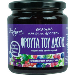 Βιολογικό Άλειμμα Φρούτα του Δάσους, Χωρίς Ζάχαρη, 320g Βιοαγρός 13655