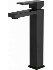 Karag Delos E02FA382H-BL Αναμεικτική Μπαταρία Νιπτήρα Ψηλή Black Matt