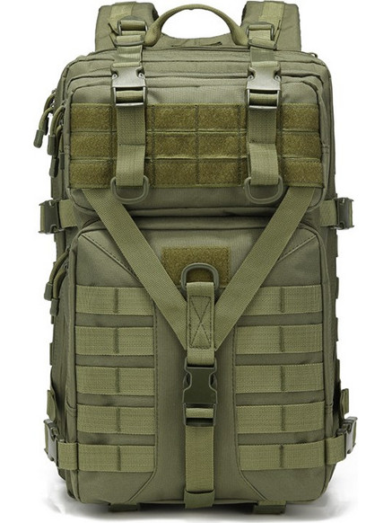 ΣΑΚIΔΙΟ ΠΛΑΤΗΣ CAMOUFLAGE TACTICAL MILITARY ΑΔΙΑΒΡΟΧΟ 55L ΣΕ ΠΡΑΣΣΙΝΟ ΧΡΩΜΑ -ΣΑΚΙΔΙΟ ΠΛΑΤΗΣ ΜΕΓΑΛΗΣ ΧΩΡΗΤΙΚΟΤΗΤΑΣ -ΥΠΑΙΘΡΙΟ ΚΑΜΠΙΝΓΚ ΠΕΖΟΠΟΡΙΑΣ -JUNGLE 3P