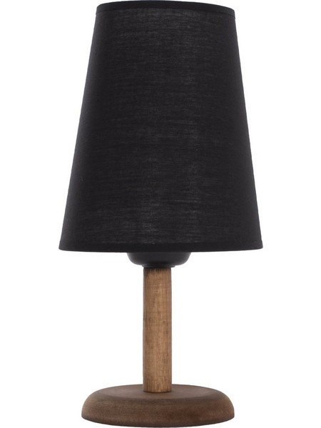 HomeMarkt FB97692.01 Πορτατίφ Ε27 Μαύρο Καφέ Φ15xΥ34cm