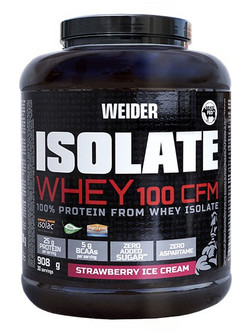 Weider Isolate Whey 100 CFM Chocolate Πρωτεΐνη Ορού Γάλακτος Γράμμωσης 908gr