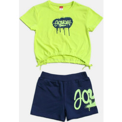 Joyce Παιδικό Σετ για Κορίτσι Καλοκαιρινό Navy Μπλε Lime 2313143