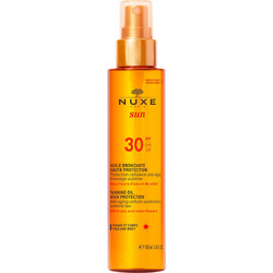 Nuxe Sun Λάδι Μαυρίσματος Προσώπου & Σώματος SPF30 150ml