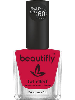 Beautifly Weekly Polish Gel Effect 330 Gloss Βερνίκι Νυχιών Μακράς Διαρκείας Quick Dry 20ml