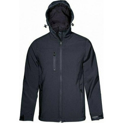 Fageo 523 Μπουφάν Εργασίας Softshell με Κουκούλα ΜΑΥΡΟ