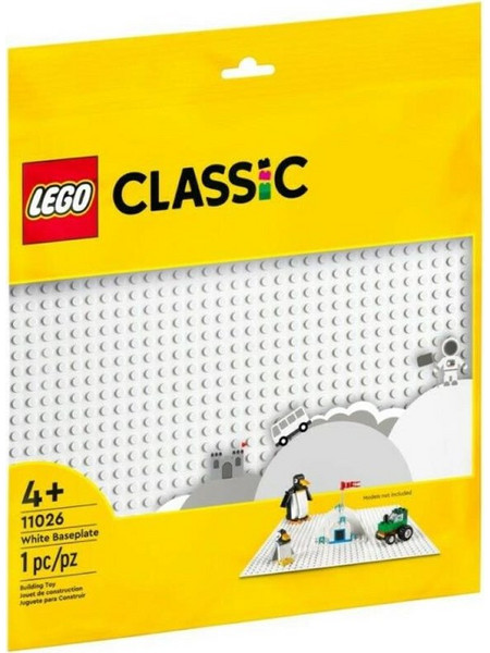Lego Classic Λευκή Βάση για 4+ Ετών 11026