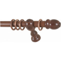 Haifel Κουρτινόξυλο Καρυδί O35 220cm (I10-134-14-126)
