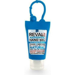InterMed Reval Plus Αντισηπτικό Gel Χεριών Natural με Θήκη Μπλε 30ml