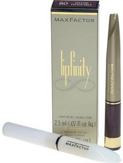 Max Factor Lipfinity Colour & Gloss 080 Desire Set Long Lasting Liquid Κραγιόν 6ml