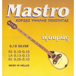 Mastro Σετ 6 Χορδές Τζουρά Silver Plated Copper 10" 3/4