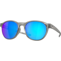Oakley OO 9126 03 Γυαλιά Ηλίου Στρογγυλά Κοκάλινα Γκρι με Μπλε Καθρέπτη Φακό
