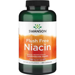 Swanson Flush Free Niacin 500mg 240 Κάψουλες
