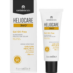Heliocare 360 Oil Free Αντηλιακό Gel Προσώπου SPF50 50ml