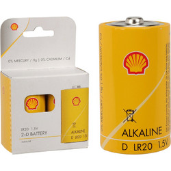 Shell Alkaline LR20/D 2τμχ