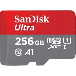 Sandisk Ultra microSDXC 256GB Class 10 U1 UHS-I A1 + Adapter