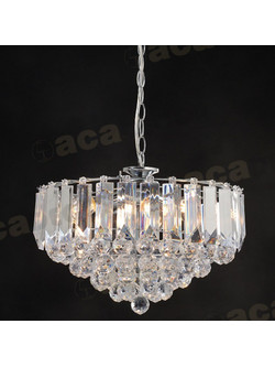 Aca Πολυέλαιος 3xE14 O38.5cm με Κρύσταλλα Διάφανος SF175323PCΚωδικός: 14521755