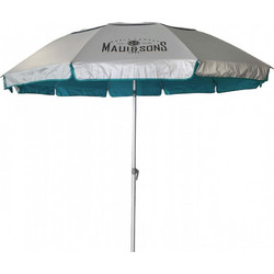 Maui & Sons Ομπρέλα Θαλάσσης Αλουμινίου με UV Προστασία Ασημί Γαλάζια 2.2m 1560