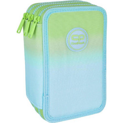 CoolPack Jumper 3 Gradient Mojito Κασετίνα Γεμάτη με 3 Θήκες Πράσινη Γαλάζια F067755
