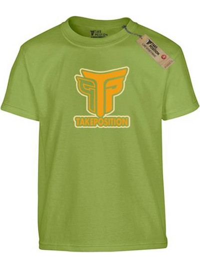 Takeposition Logo Παιδικό T-Shirt Κοντομάνικο Lime 806-0031-30-15
