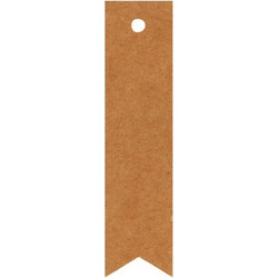 Ετικέτες Χάρτινες Κράφτ 1.5x6cm 50 Τεμάχια