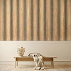 WPC PANEL 2ης Γενιάς Με 3D Πηχάκια 25/147.5mm LIGHT OAK 5550 7-24-FSGW02-LIGHTOAK
