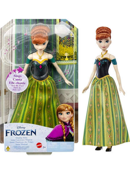 Mattel Disney Frozen Anna που Τραγουδάει