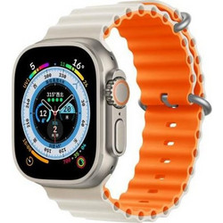 Devia Sport6 Deluxe Λουράκι Σιλικόνης Starlight / Orange (Apple Watch 38 / 40 / 41mm)