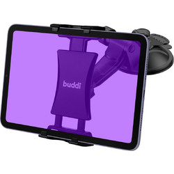 Buddi Tablet Holder for Car Dashboard / Windshield - Universal Ρυθμιζόμενη Βάση Στήριξης για Smartphone / Tablet με Βεντούζα για Ταμπλό / Παρμπρίζ Αυτοκινήτου - Black - 5 Έτη Εγγύηση (8719246384653)