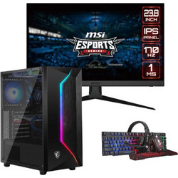 Vengeance Ghost-X2 MSI Edition (Ryzen 5-5500/16GB/480GB SSD/Radeon RX 7600 8GB/FreeDos) + MSI G2422