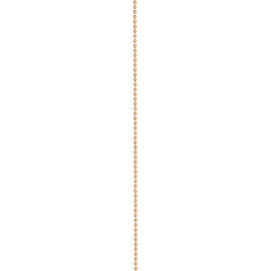 Αλυσίδα ρολό ροζ χρυσή 14 καράτια 45cm 1.10mm