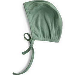 Mushie Σκουφάκι Ribbed Bonnet - Roman Green