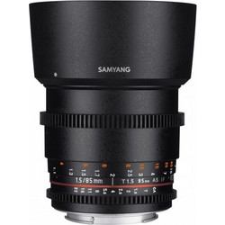 Samyang 85mm T1.5 VDSLR MKII Cine MTF