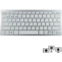 BK3001D Silver Ασύρματο Πληκτρολόγιο