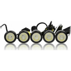 M-Tech Φωτα Ημερας Drl 825S 12V Προσθετο Daytime Διεθνη Με 10LEd 20x15mm Ασημι 2ΤΕμ - (DRL825S)