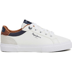 Pepe Jeans Kenton Παιδικά Sneakers Λευκά PBS30569-800