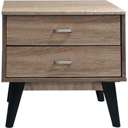 Κομοδίνο με Δύο Συρτάρια 48x38x50cm Σφένδαμος VELCO Pro Systems 65-35570-29