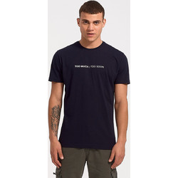 Ανδρικό T-Shirt Cotton4all TOO MUCH 23 741 - Μπλε Σκούρο