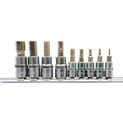 Yato Καρυδάκια με Μύτες Allen και Καρέ Υποδοχής 1/4"3/8"(9 τεμ) - YT04401