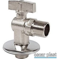 Oscar Plast 10-0236 Γωνιακός Διακόπτης 1/2 - 1/2