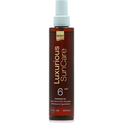 InterMed Luxurious Sun Care Αδιάβροχο Λάδι Μαυρίσματος Σώματος SPF6 200ml
