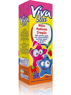 ΧΥΜΟΣ VIVA STAR GIRL 250ml