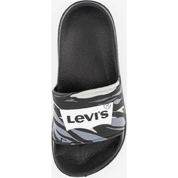 Levi's Παιδικές Παντόφλες Καλοκαιρινές για Αγόρι Μαύρες VPOL0092S
