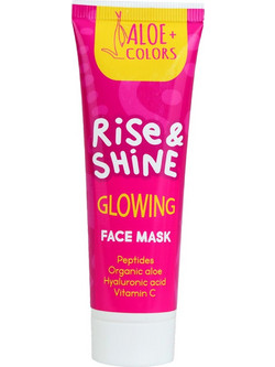 Aloe+ Colors Rise & Shine Glowing Κρεμώδης Μάσκα Προσώπου για Λάμψη με Αλόη 60ml