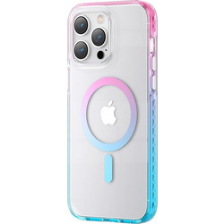 Kingxbar Ice Crystal Σιλικόνης για iPhone 14 Pro - Pink and Blue