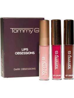 Tommy G Lips Kit Dark Obsessions Set Liquid Κραγιόν