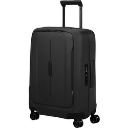 Samsonite Essens 146909-1374 Βαλίτσα Καμπίνας 55x40x20cm με 4 Ρόδες Μαύρη