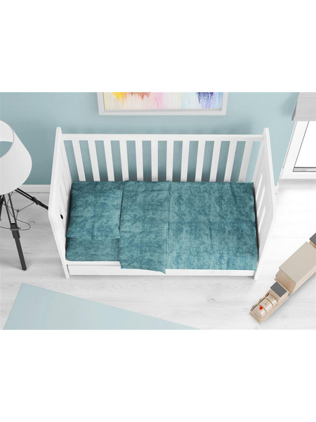 ΠΑΠΛΩΜΑΤΟΘΗΚΗ bebe Premium Shadow 616 120X160 Petrol 100% Cotton
